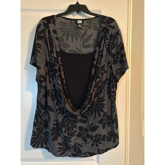 GUC Studio 1940 Plus Size Women's Top Blouse Layered Look Size 26/28W - Picture 1 of 5